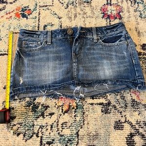 Women’s Aeropostale Blue Jean Mini Skirt